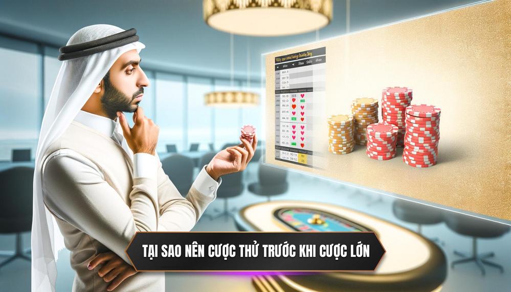 Tại sao nên cược thử trước khi cược lớn 